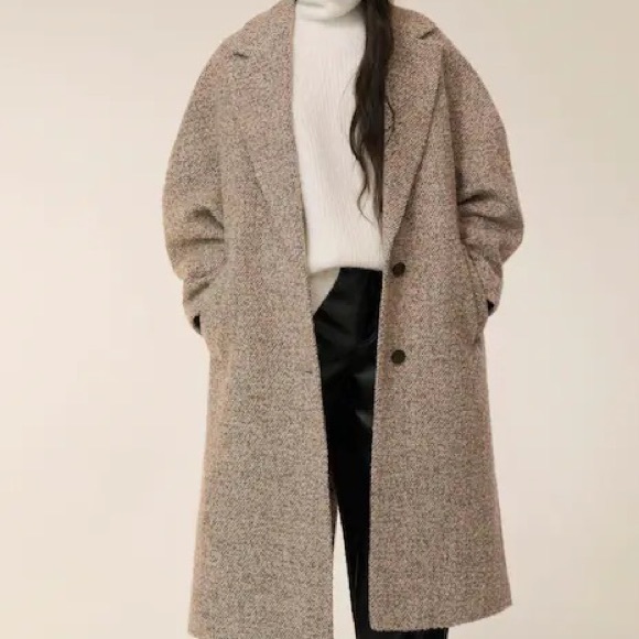 Mango Jackets & Blazers - Oversized Wool Coat